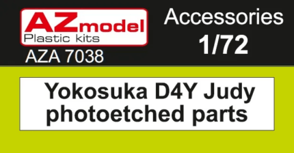 Yokosuka D4Y Judy photoetched parts 1:72